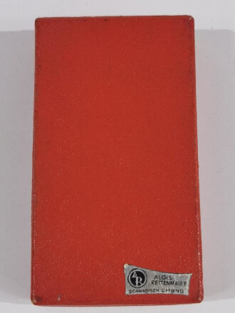 Feuerwehr, Bandschutz- Ehrenzeichen Schleswig- Holstein, 1. Stufe in Silber im Etui, 1. Fassung von 1955 bis 1967