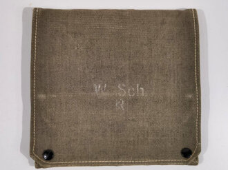 Tasche für Artillerieschablonen der Wehrmacht " W. Sch. R"