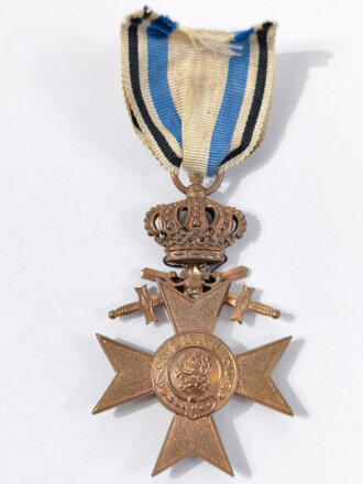 Bayern, Militär Verdienstkreuz 3.Klasse mit Schwertern und Krone,  am Band