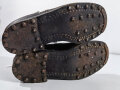 Paar Halbschuhe aus der Zeit des 2.Weltkrieg. Keine Fertigung für die Wehrmacht, so etlv. vom Rad , OT usw. getragen. Sohlenlänge 28,5cm