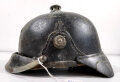 1.Weltkrieg, Pickelhaube für Mannschaften. Vorderschirm lose