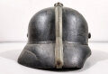 1.Weltkrieg, Pickelhaube für Mannschaften. Vorderschirm lose