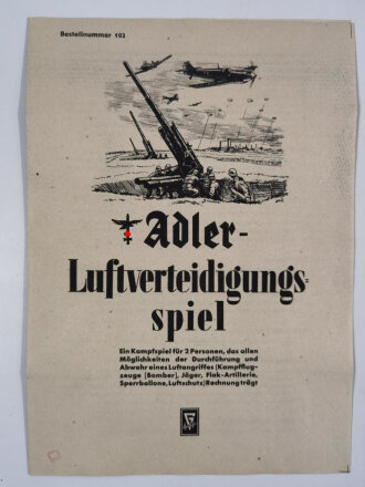 "Adler Luftwaffenspiel" unbespielt, komplett