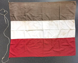 Kaiserreich, Schwarz-weiß-rote Fahne, Maße 100 x 120cm, gebraucht