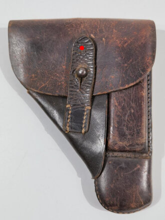 Braune Pistolentasche datiert 1940, gebraucht
