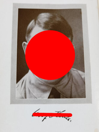 Adolf Hitler " Mein Kampf" blaue Ganzleinenausgabe von 1937