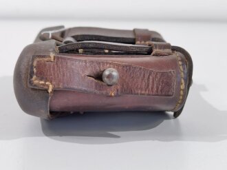 1.Weltkrieg, Patronentasche M1887 datiert 1915, getrages Stück in gutem Zustand