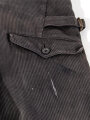 Stiefelhose für Hitlerjugend Führer aus schwarzem Cordstoff. Getragenes Stück in gutem Zustand