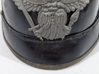 Preussen, feldgraue Pickelhaube für Dragoner