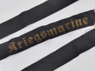 Kriegsmarine Mützenband " Kriegsmarine" Länge 140cm