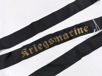 Kriegsmarine Mützenband " Kriegsmarine" Länge 140cm