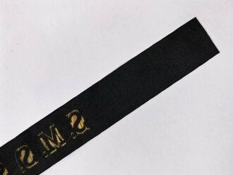 Kaiserliche Marine, Mützenband " S.M.S.  Schlesien" Länge 46cm