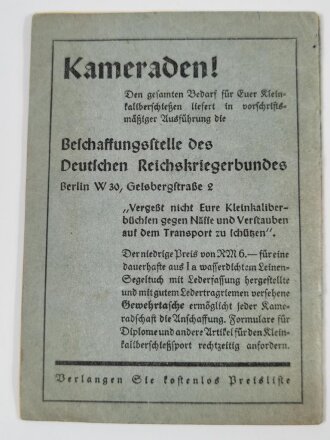 Deutscher Reichskriegerbund Kyffhäuser, Ausweis zum tragen der Armbinde, dazu ein Mitgliedsbuch sowie ein Mitglieds Paß des Soldatenbund