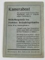 Deutscher Reichskriegerbund Kyffhäuser, Ausweis zum tragen der Armbinde, dazu ein Mitgliedsbuch sowie ein Mitglieds Paß des Soldatenbund