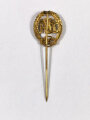 Deutschland nach 1945, Miniatur, Bayerisches Sport- Leistungs- Abzeichen in Gold mit Wiederholungszahl " 20 " an Nadel, Größe 20mm