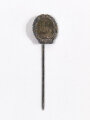 Miniatur, Bayerisches Sport- Leistungs- Abzeichen in Bronze mit blauer Umrandung der Jugend, dieses kaum lesbar, Vollmaterial, Größe 18 mm