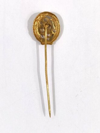 Miniatur, Bundesrepublik Deutschland, Deutsches Sportabzeichen in Gold, Größe 17 mm