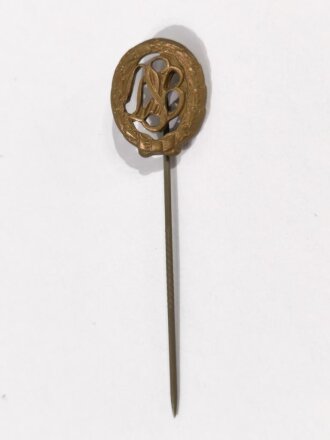 Miniatur, Bundesrepublik Deutschland, Deutsches Sportabzeichen in Bronze, Größe 17 mm
