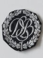 Bundesrepublik Deutschland, Deutsches Sportabzeichen in Silber mit " J " für Jugend in Stoffausführung, getragen