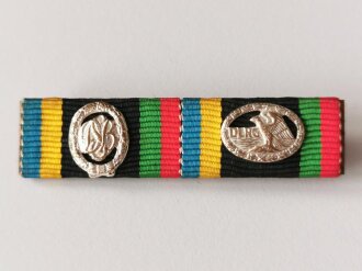 Bandspange Deutsches Sportabzeichen und Deutsches Rettungsschwimmerabzeichen, Breite 49mm