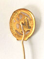Miniatur DSB Deutscher Sport Bund, Sportabzeichen in Gold, Größe 17 mm