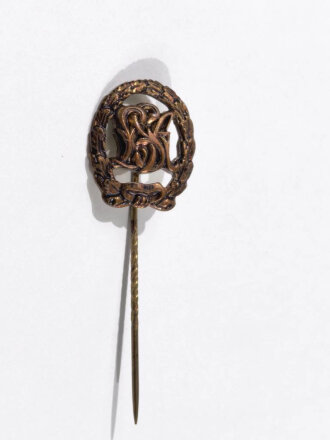 Miniatur, Bayerisches Landessportabzeichen in Bronze, Größe 18 mm