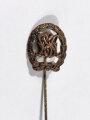Miniatur, Bayerisches Landessportabzeichen in Bronze, Größe 18 mm