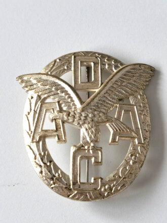 Deutschland nach 1945, Allgemeiner Deutscher Automobilclub ( ADAC ) Sportauszeichnung in gold 52mmSportabzeichen des Allgemeinen Deutschen Automobil-Clubs (ADAC) in Silber