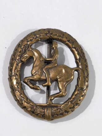 Deutschland nach 1945, Reiterabzeichen in Bronze mit Hersteller Steinhauer & Lück