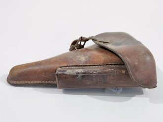 1.Weltkrieg, Pistolentasche für P08 datiert 1916. Defekt, ungereinigt