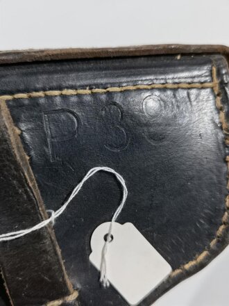 Koffertasche Pistole P38 der Wehrmacht mit Reichsbetriebsnummer. Ungereinigtes Stück