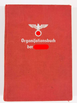 Organisationsbuch der NSDAP, Ausgabe 1936. Gebrauchsspuren