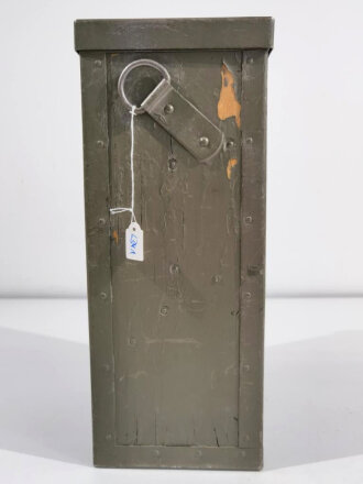 Transportbehälter zum Richtkreis 31 der Wehrmacht. norwegisch überlackiertes Stück