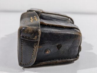 1.Weltkrieg Patronentasche, getragenes Kammerstück von 1915