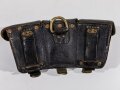 1.Weltkrieg Patronentasche, getragenes Kammerstück von 1915