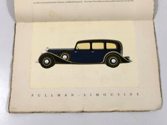 Auto Union "Horch 850 Modellprogramm 1936"   Automobilprospekt , Einband defekt