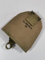 U.S. 1943 dated T handle shovel cover with rigger attached magazine pouch.