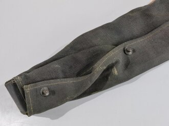 Tasche für Antennenzubehör Wehrmacht aus blauem Webmaterial, sehr guter Zustand Länge ca. 77 cm