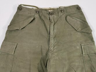 U.S. trousers, field M-1951. Used, uncleaned, Bundweite:...