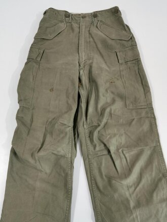 U.S. trousers, field M-1951. size regular-small, welll used, uncleaned