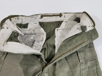 U.S. trousers, field M-1951. size regular-small, welll used, uncleaned