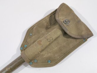 U.S. 1944 dated folding shovel in carrier. Uncleaned