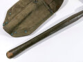 U.S. 1944 dated folding shovel in carrier. Uncleaned