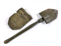 U.S. 1944 dated folding shovel in carrier. Uncleaned