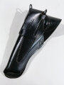 U.S. 1960/70s black leather holster made by " Nordac Mfg". Good condition