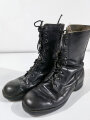 U.S. 1969 dated pair of Vietnam War era black leather combat boots made by Genesco. Size 8W, used.