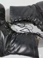 U.S. 1969 dated pair of Vietnam War era black leather combat boots made by Genesco. Size 8W, used.