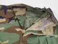 U.S. 1988 dated woodland camo Combat trousers, size small xlong. Unused