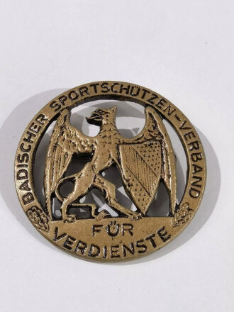 Deutschland nach 1945, Abzeichen Badischer Sportschützen- Verband, Abzeichen für Verdienste