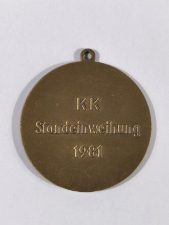 Schützenverein, tragbare Medaille, Kleinkaliber...